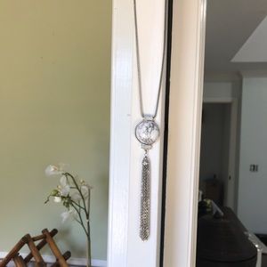 White House Black Market Marble pendant necklace